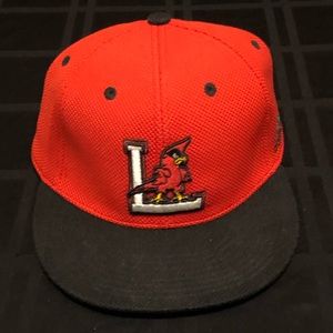 University Of Louisville Cardinals Adidas Hat Size 7 3/4 Retro Logo